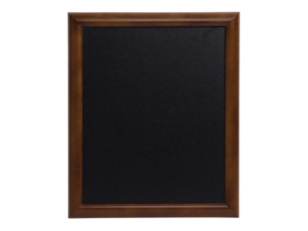 Securit Ardoise murale UNIVERSAL, avec cadre en bois, marron