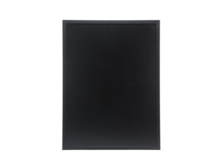 Securit Ardoise murale WOODY, avec cadre en bois, noir