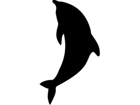 Securit Ardoise murale SILHOUETTE 'Dauphin'
