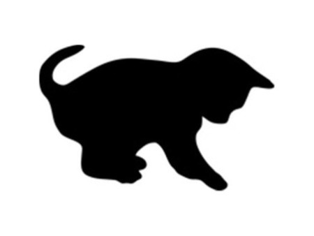 Securit Ardoise murale SILHOUETTE 'Chat'
