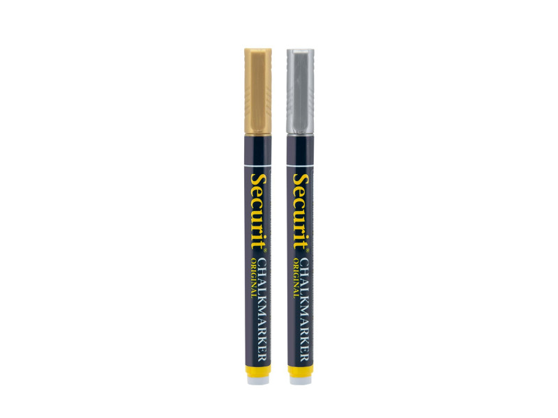 Securit Feutre-craie ORIGINAL SMALL, kit de 2