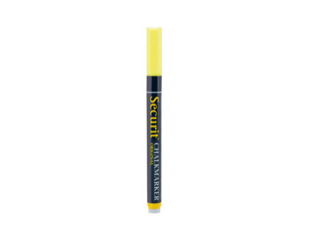 Securit Feutre-craie ORIGINAL SMALL, jaune