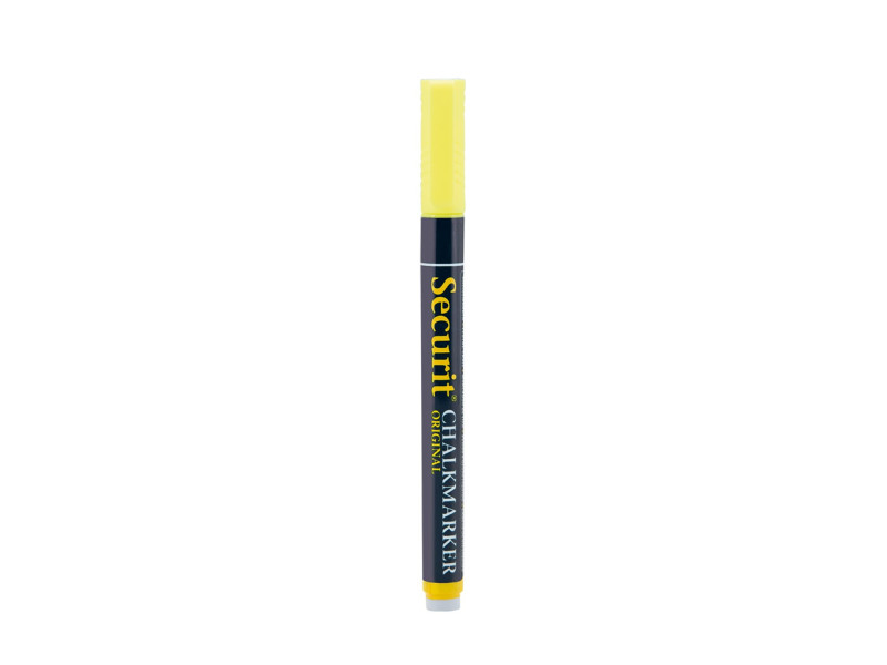 Securit Feutre-craie ORIGINAL SMALL, jaune