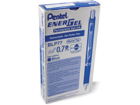 Pentel Stylo roller Liquid Gel EnerGel Document, bleu