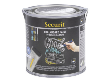 Securit Peinture pour tableau ardoise PAINT, 250 ml, noir