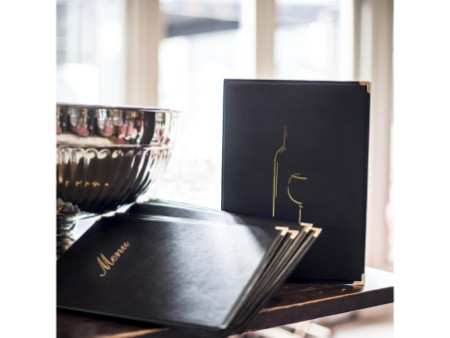 Securit Carte des vins CLASSIC, A4, noir