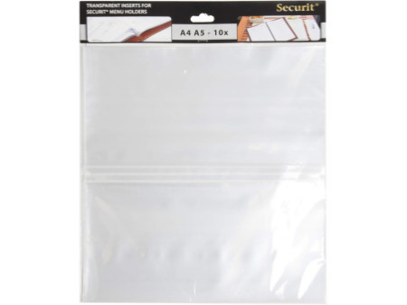 Securit Insert pour protège-menus, A4/A5