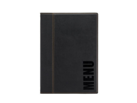 Securit Protège-menus TRENDY, A4, noir
