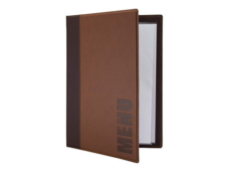 Securit Protège-menus TRENDY, A4, marron clair