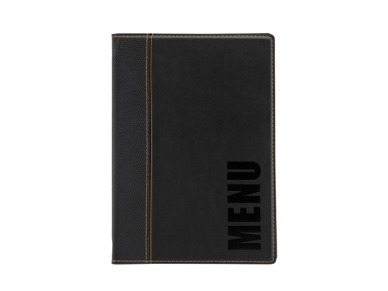 Securit Protège-menus TRENDY, A5, noir