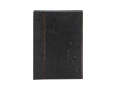 Securit Carte des vins TRENDY, A4, noir