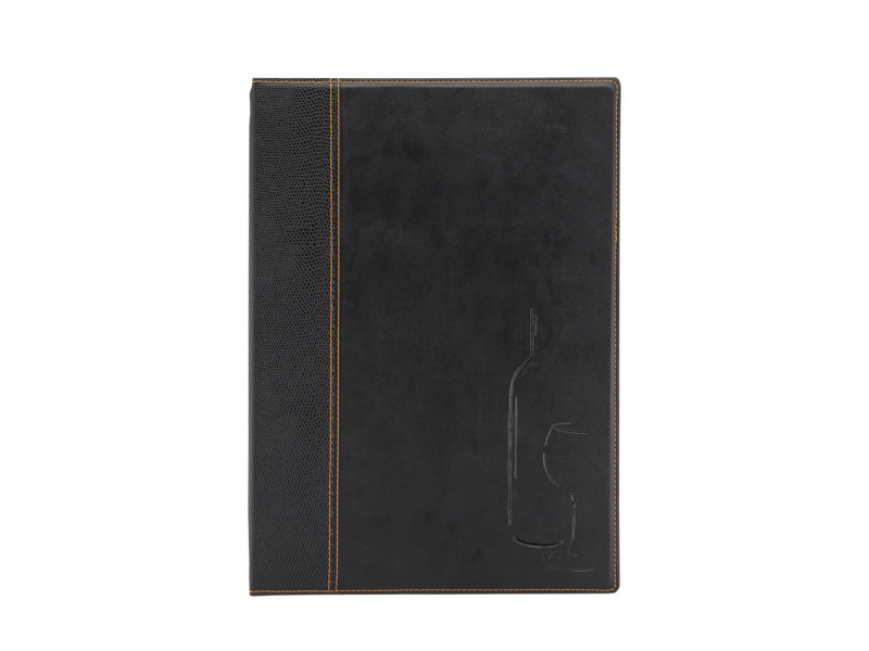 Securit Carte des vins TRENDY, A4, noir