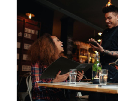 Securit Protège-menus RIO MENU, A4, noir