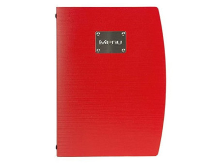Securit Protège-menus RIO MENU, A4, rouge