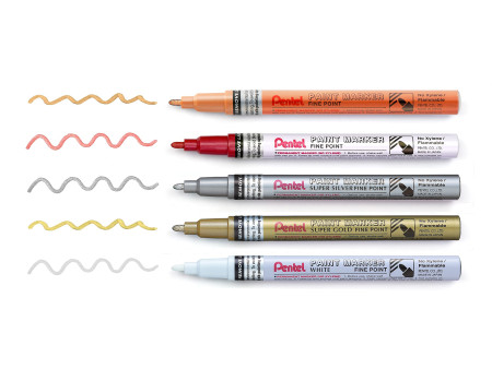 Pentel Marqueur laque PAINT MARKER MSP10, blanc