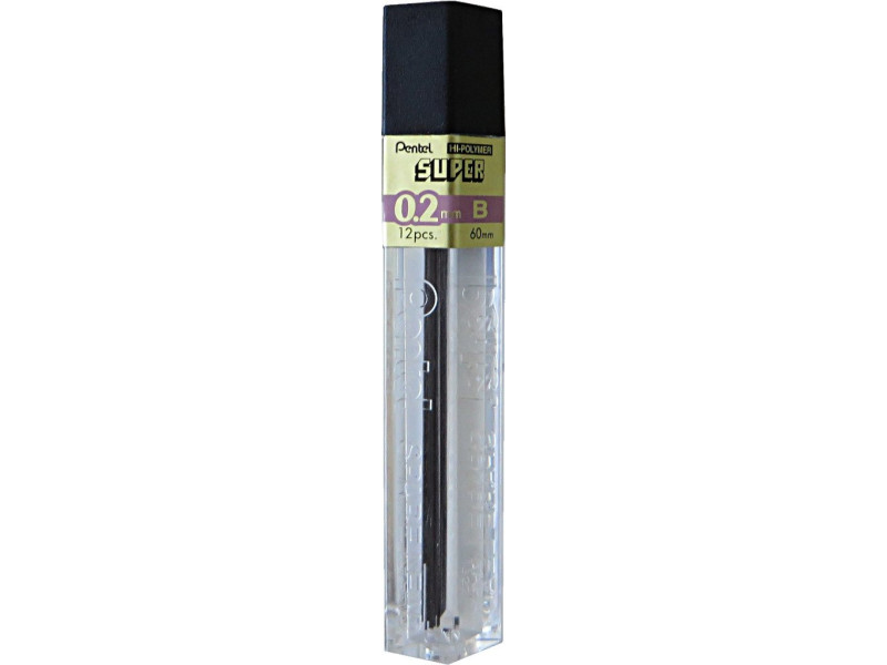 Pentel Etui mines SUPER, dureté: B
