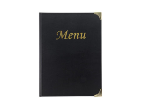 Securit Protège-menus BASIC, A4, noir