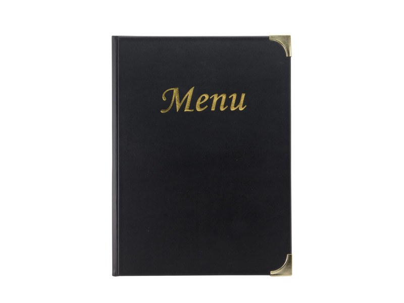 Securit Protège-menus BASIC, A4, noir