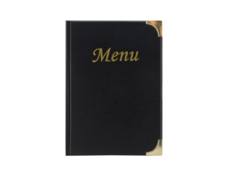 Securit Protège-menus BASIC, A5, noir