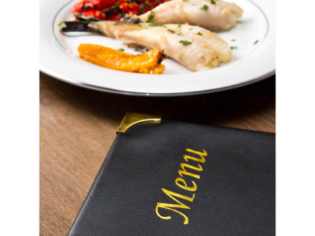 Securit Protège-menus BASIC, A5, noir