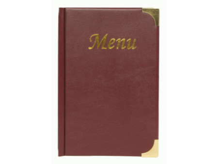 Securit Protège-menus BASIC, A5, bordeaux