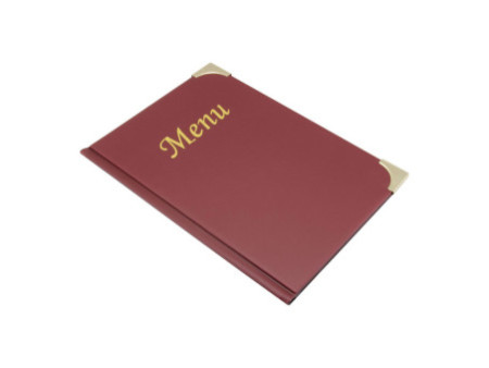 Securit Protège-menus BASIC, A5, bordeaux