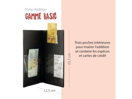 Securit Porte-addition BASIC, noir