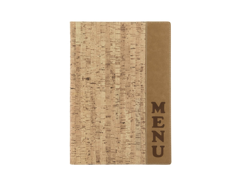 Securit Protège-menus DESIGN CORK, A4, beige