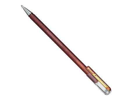 Pentel Hybrid Stylo roller encre gel 'Dual Pen',orange/jaune