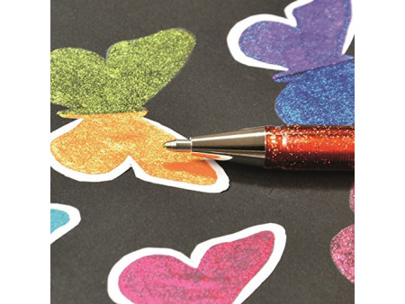 Pentel Hybrid Stylo roller encre gel 'Dual Pen', violet/