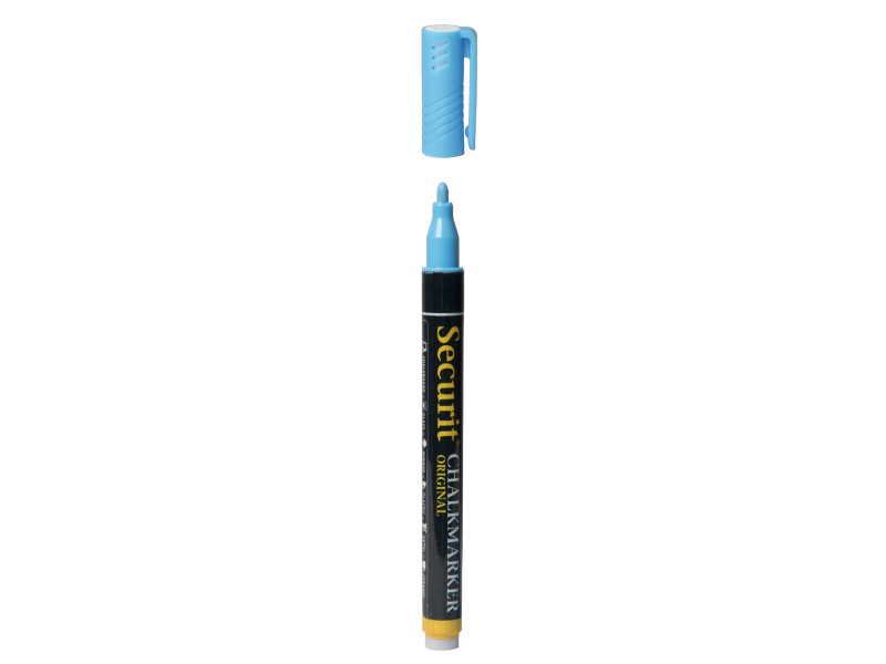 Securit Feutre-craie ORIGINAL SMALL, bleu