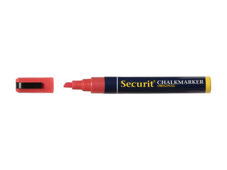 Securit Feutre-craie ORIGINAL MEDIUM, rouge