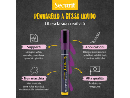 Securit Feutre-craie ORIGINAL MEDIUM, violet