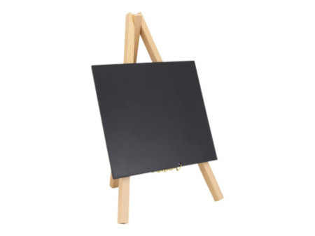 Securit Ardoise de table MINI avec trépied, hêtre