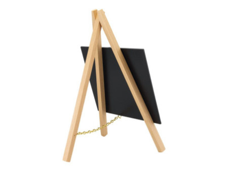 Securit Ardoise de table MINI avec trépied, hêtre