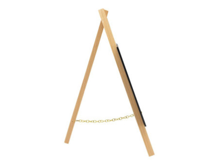 Securit Ardoise de table MINI avec trépied, hêtre