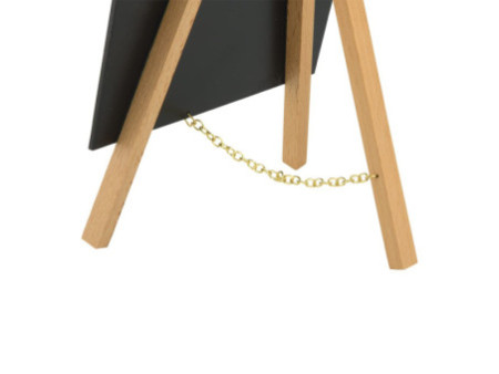 Securit Ardoise de table MINI avec trépied, hêtre