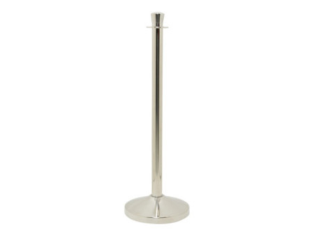 Securit Socle pour poteau d'accueil CLASSIC, chrome