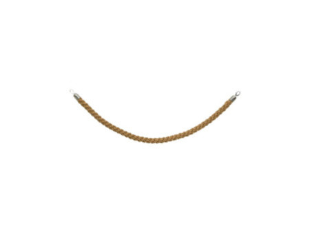 Securit Corde pour poteau d'accueil CLASSIC, bronze / chrome