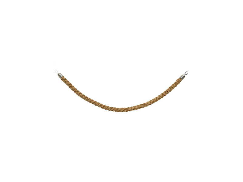 Securit Corde pour poteau d'accueil CLASSIC, bronze / chrome