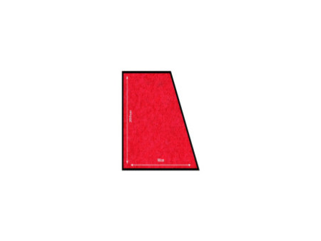 Securit Tapis anti-salissures, 900 x 2.000 mm, rouge
