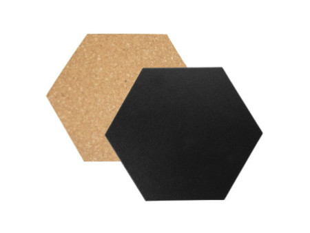 Securit Ardoise & tableau en liège SILHOUETTE 'Hexagon'