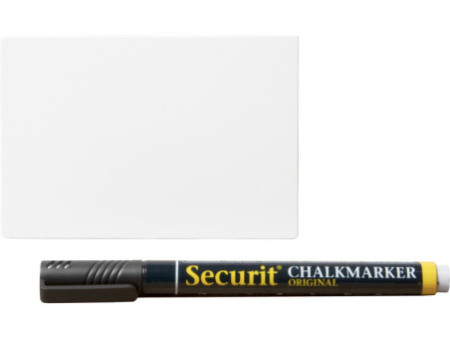 Securit Ardoise A7, blanc, kit de 20