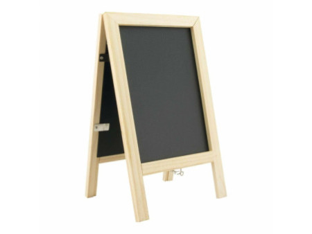Securit Ardoise de table MINI avec trépied, hêtre