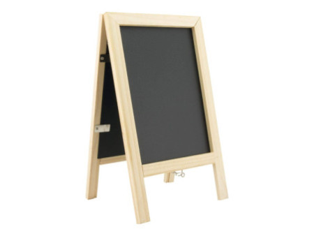 Securit Ardoise de table MINI avec trépied, hêtre