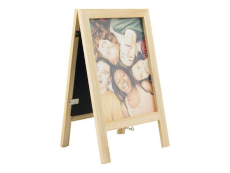 Securit Ardoise de table MINI avec trépied, hêtre