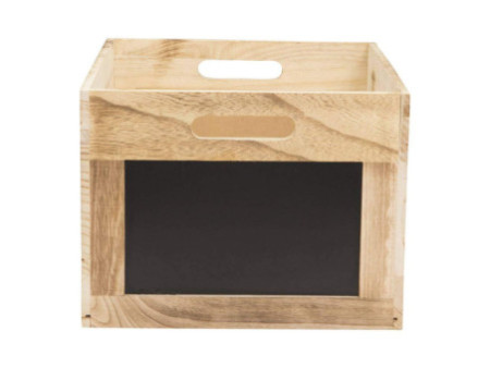 Securit Caisse en bois Tablecaddy, avec 2 ardoises