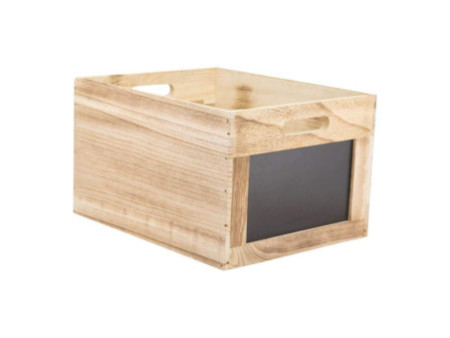 Securit Caisse en bois Tablecaddy, avec 2 ardoises