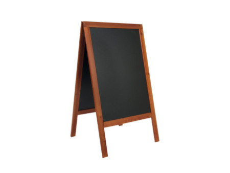 Securit Panneau trottoir WOODY, couleur acajou