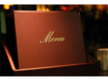 Securit Protège-menus CLASSIC, A4, boîte de 20, marron